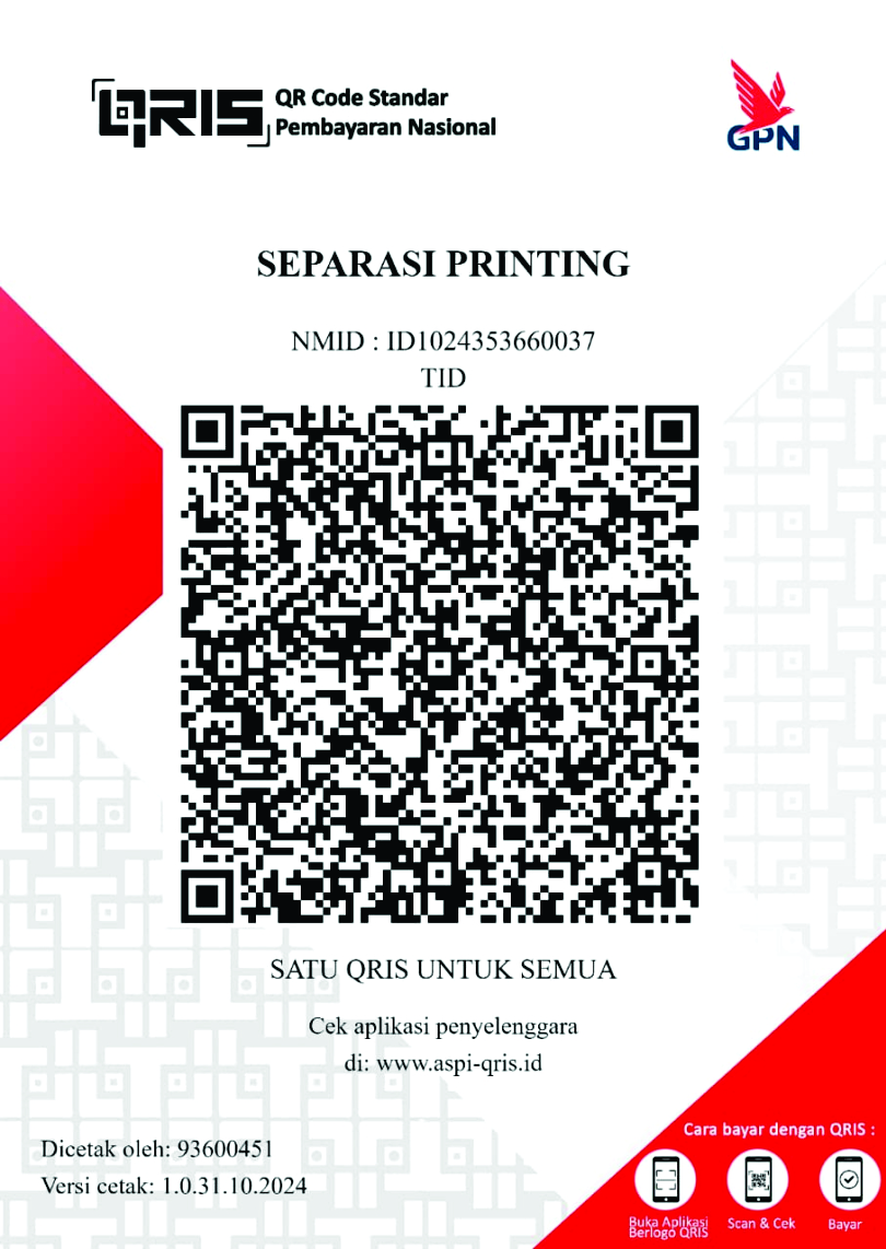 QRIS Separasi Printing
