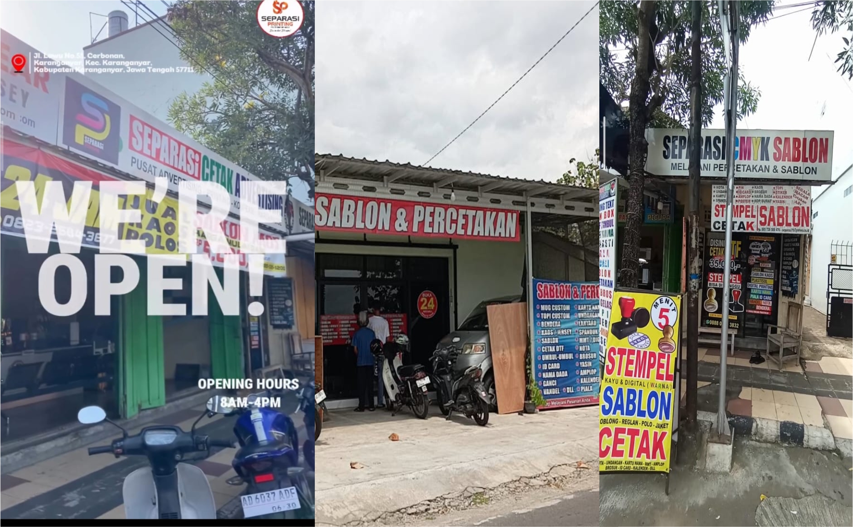 Separasi Printing Outlet